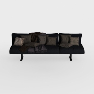 108.3" Sectional Foam Couch,L Shape Sofa with Chai