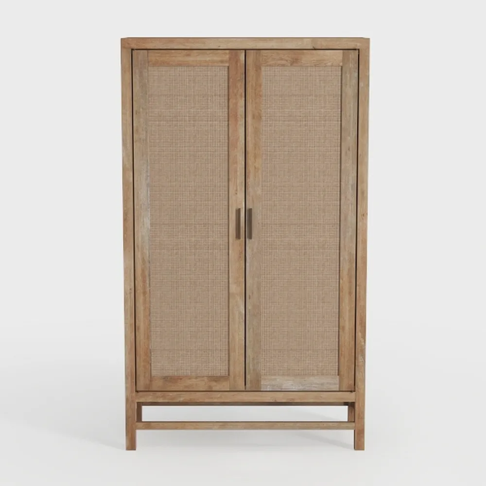 Luban Nese Boho Shoe Storage Cabinet for Entryway 