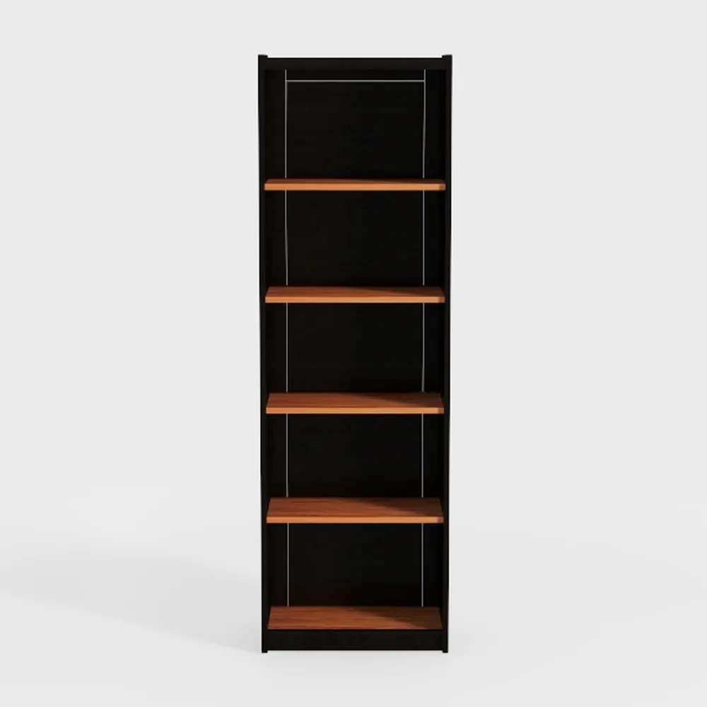 LITTLE TREE 7-Tier Bookcase, 75-Inch Farmhouse