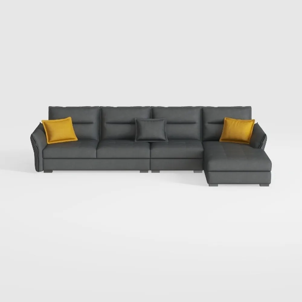 Oversized Modular Sectional Sofa, L Shaped Section