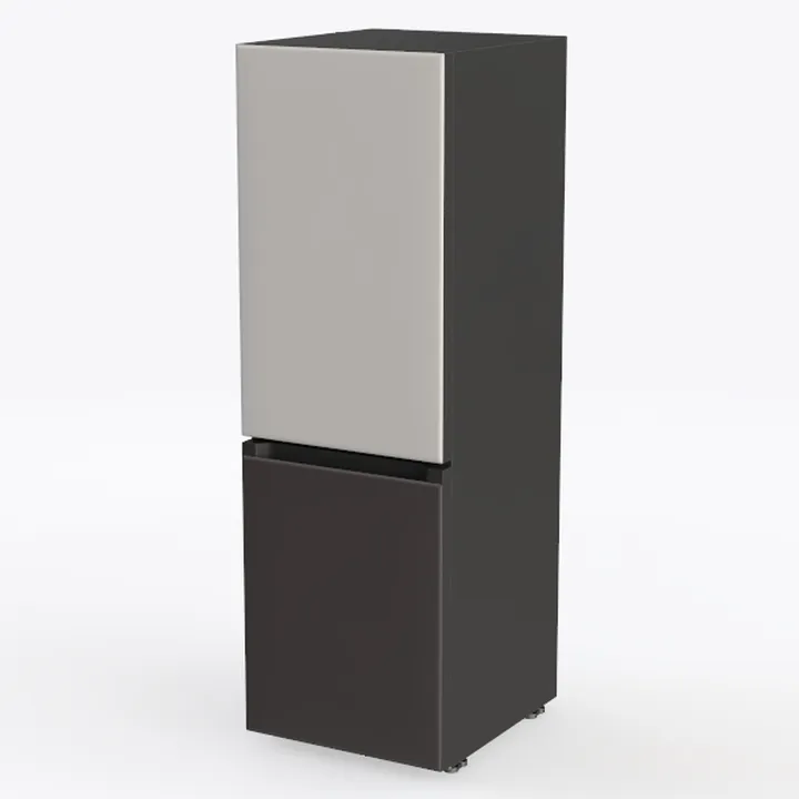 WANAI Double Door Small Refrigerator with Freezer