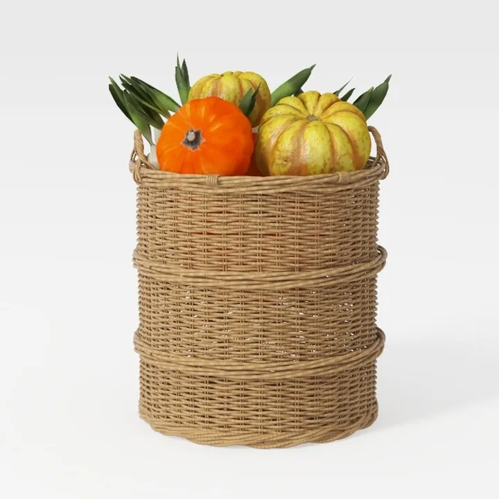 Basket-Fruit & Veg Art