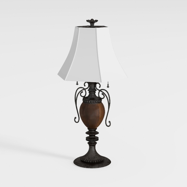 Tiffany Style Lamp 8&quot;, Yellow Stained Glass Lamp