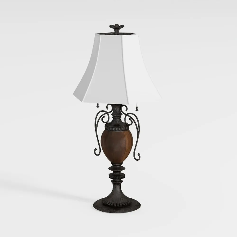 Tiffany Style Lamp 8", Yellow Stained Glass Lamp