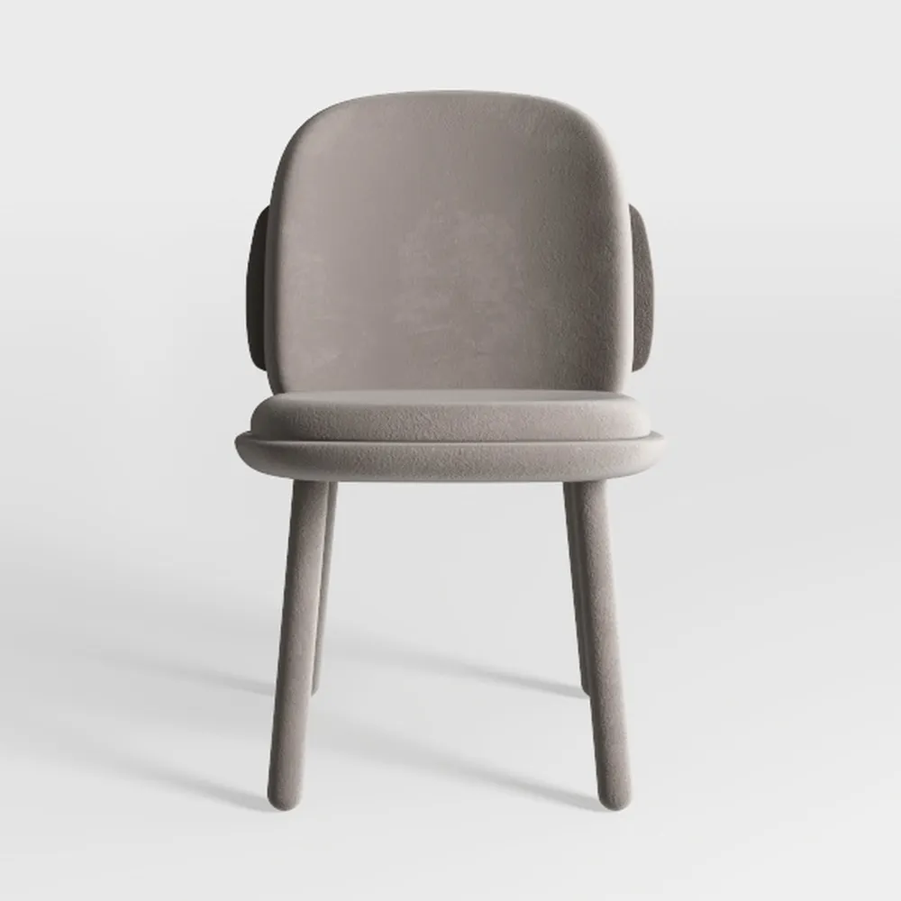 HOMCOM 26" Counter Height Bar Stools, Linen Fabric