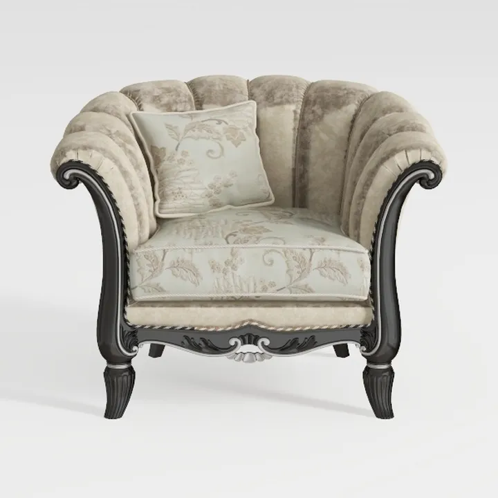 Furniture of America Zephyra Traditional Faux Leat