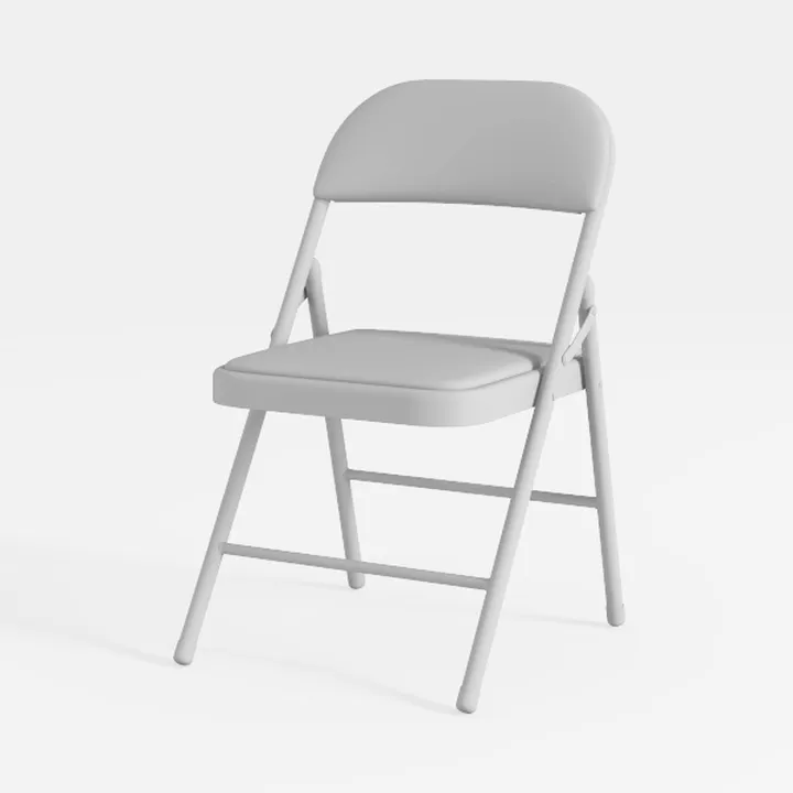 Nazhura 4 Pack Folding Chairs with Padded Vinyl