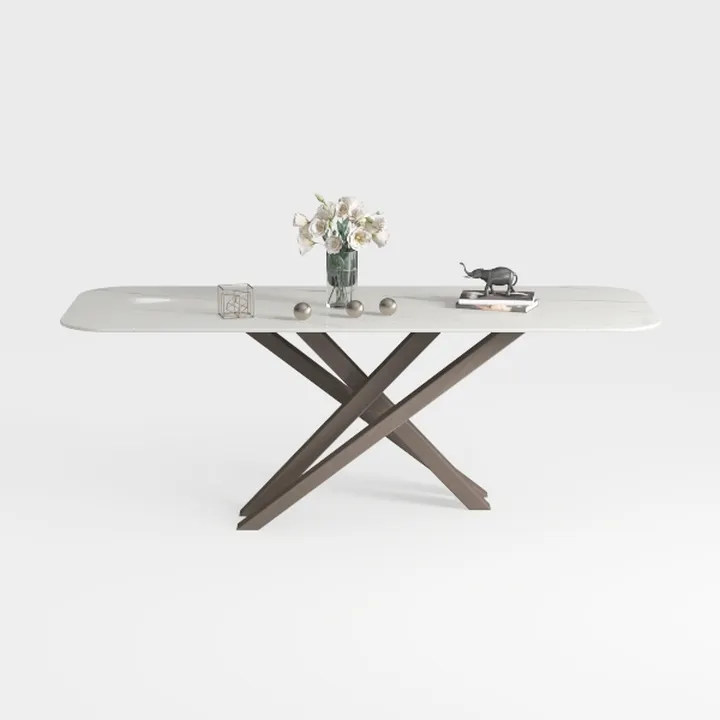 55.1" Modern Dining Table for 4 6 Rectangle Tables