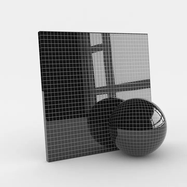 black check-Mosaic