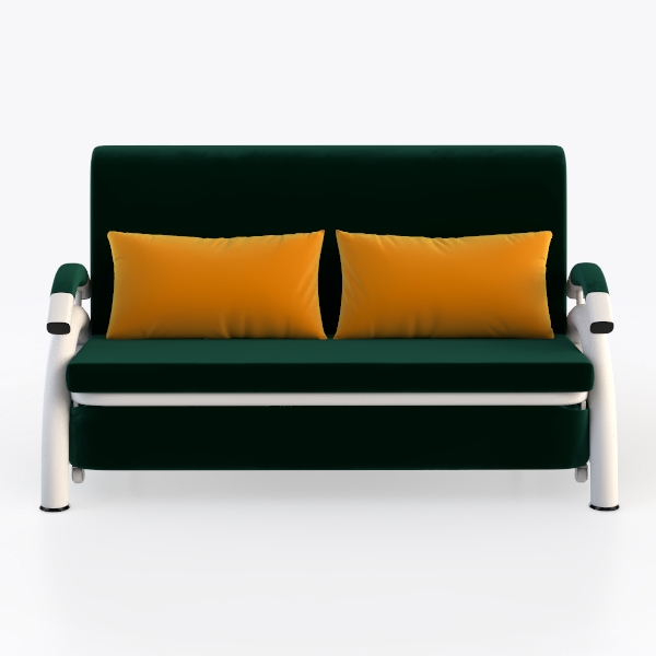 Convertible Sofa Bed with Storage Velvet Upholster