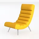 Swivel Office Chair, with Footrest, Executive High Left 45 Degree View