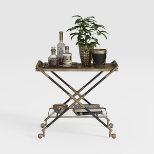 Tribesigns Industrial End Side Table with Storage