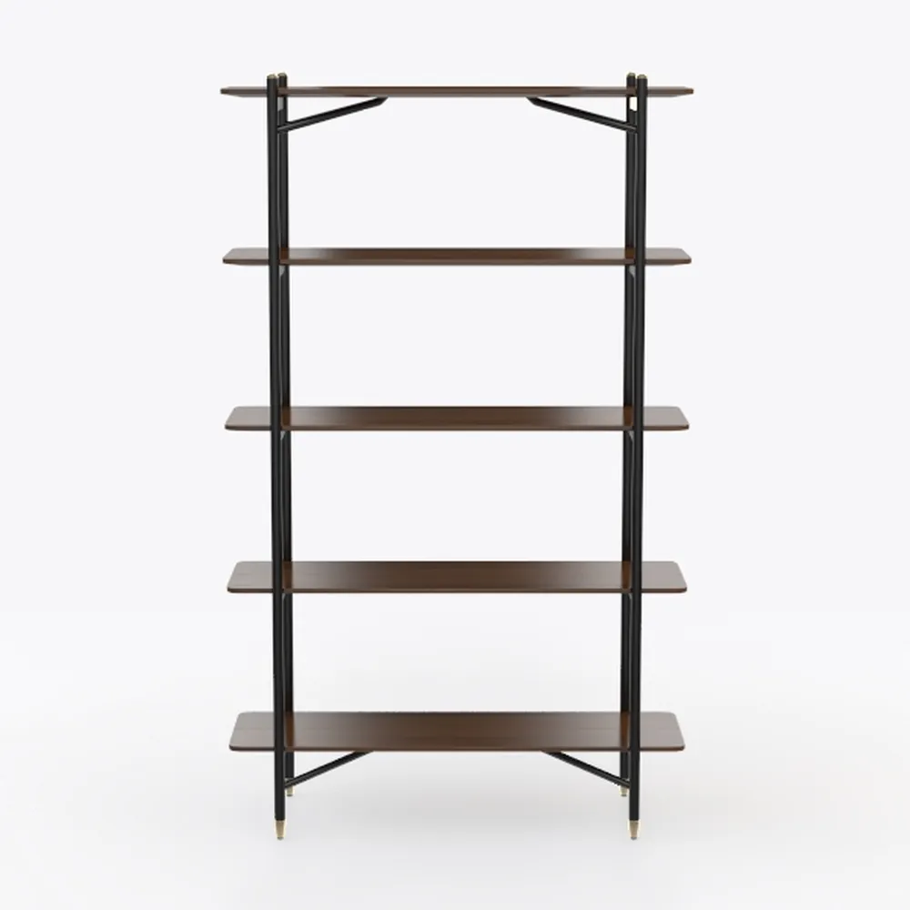 Tribesigns 5 Tier Bookshelf, Industrial Etagere