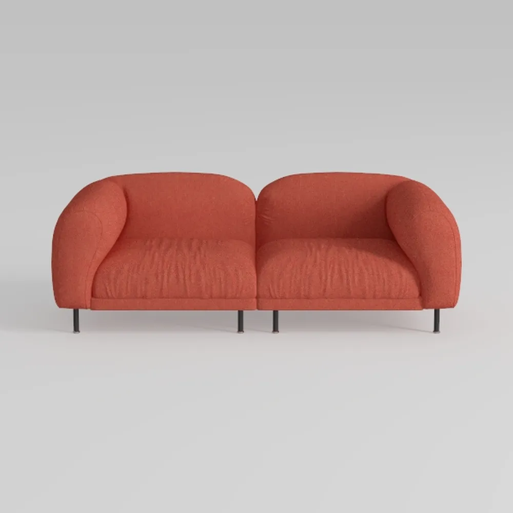 Best Choice Products 77" Mid Century Modern Boucle