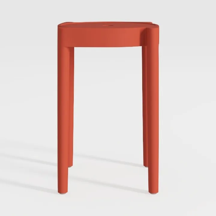 Brage Living 18 Inch Industrial Metal Stools Set 