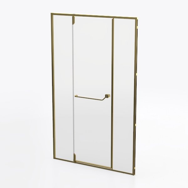 Frameless Shower Door, 56&quot;-60&quot; W x 75&quot; H Glass