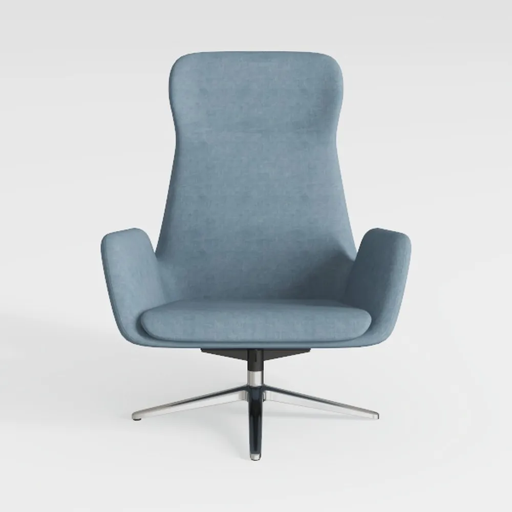Backrest Reclining Swivel Chair Minimalist Home Of