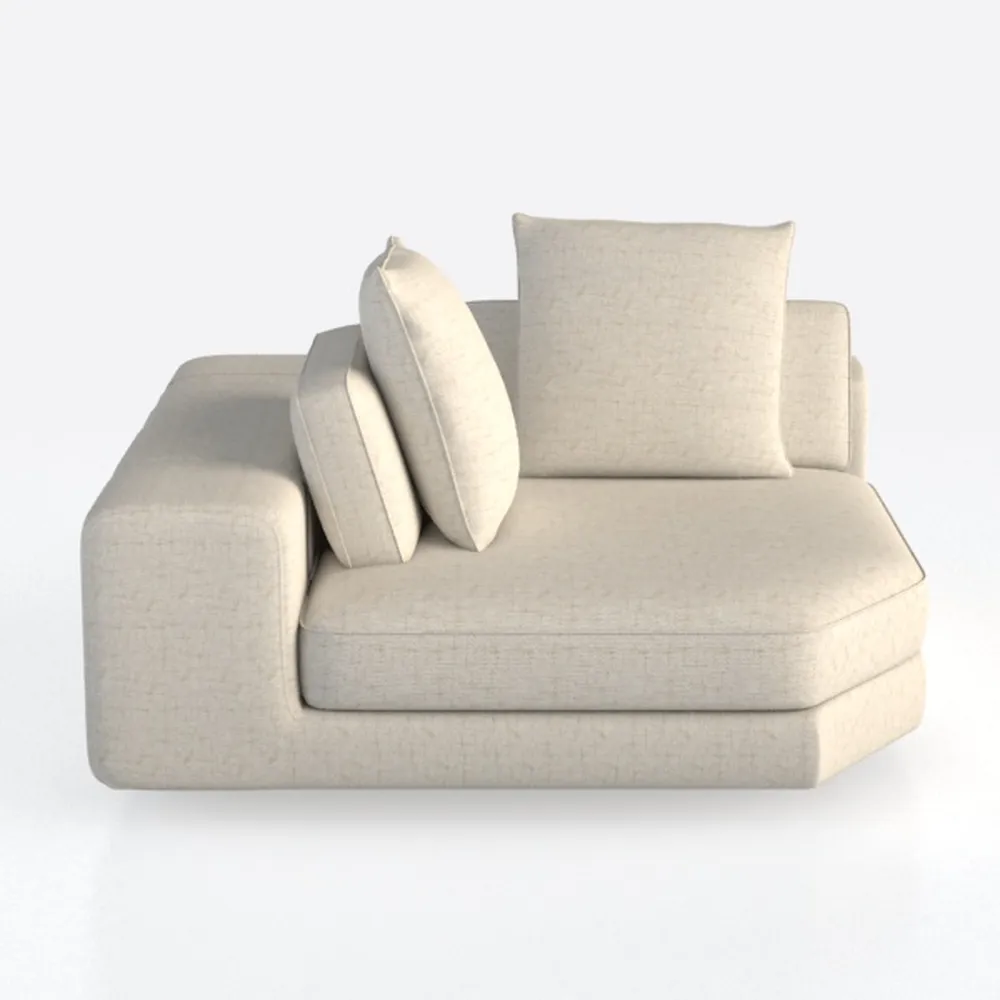 Woclrazzy 106" Modular Sectional Sofa, L-Shape Cou