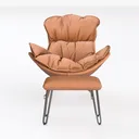 Rocking Chairs Nordic Rocking Chair Household Recl Left 45 Degree View