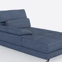 99" Corduroy Cloud Sectional Couch, Oversized Right 45 Degree View