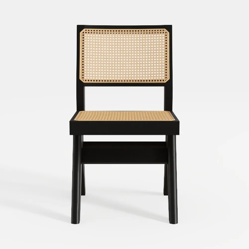 Accent Chair Rattan Chair,Solid Wood Dining Chairs