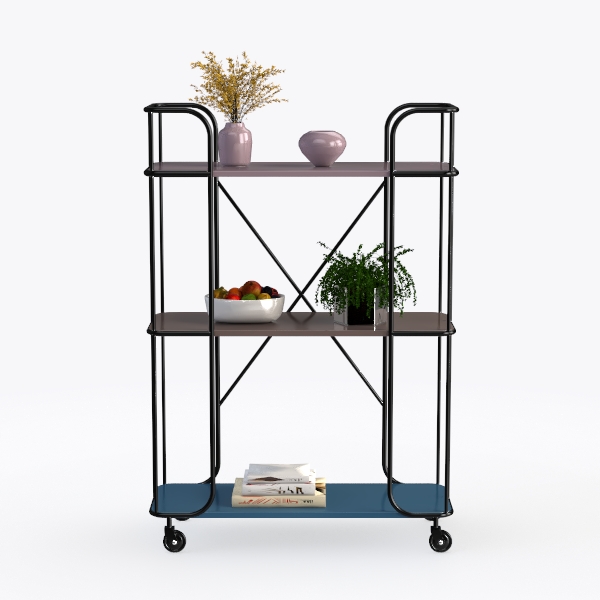 Chandelier Kitchen Cart 3-Tier Utility Cart