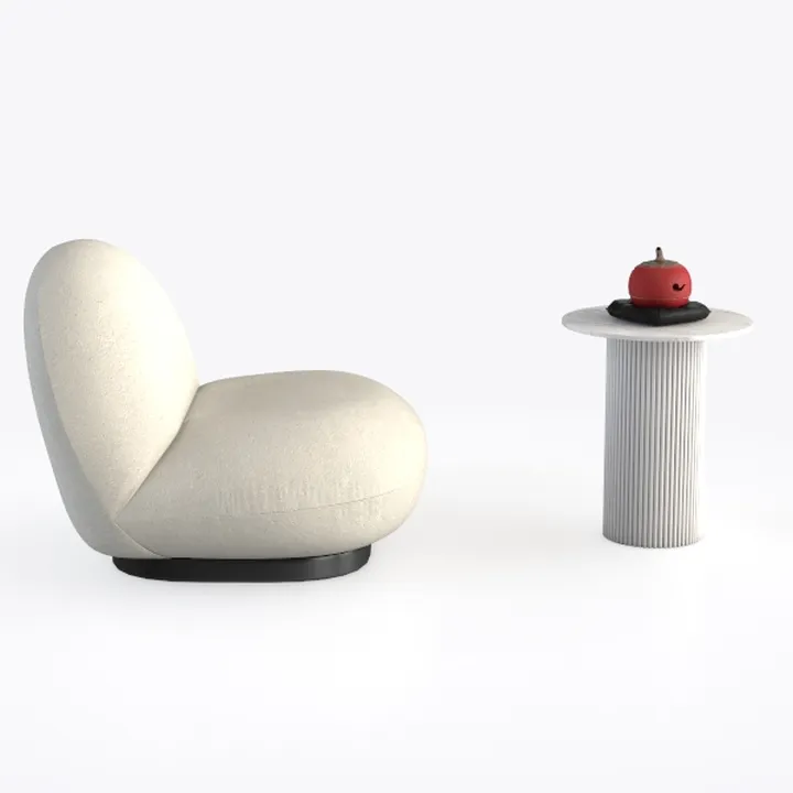 beanbag chair and end table-Joyful Radiance