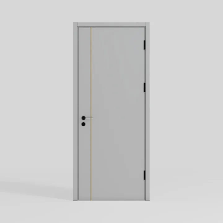 30" x 80" Prehung Door White Primed Panel Slab 