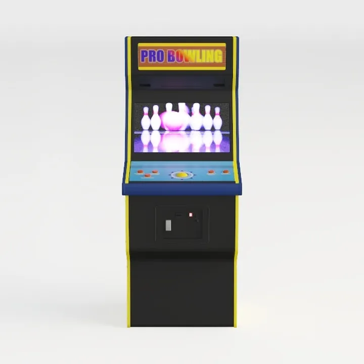 Retro Classic Bowling Arcade Machine 3D Model