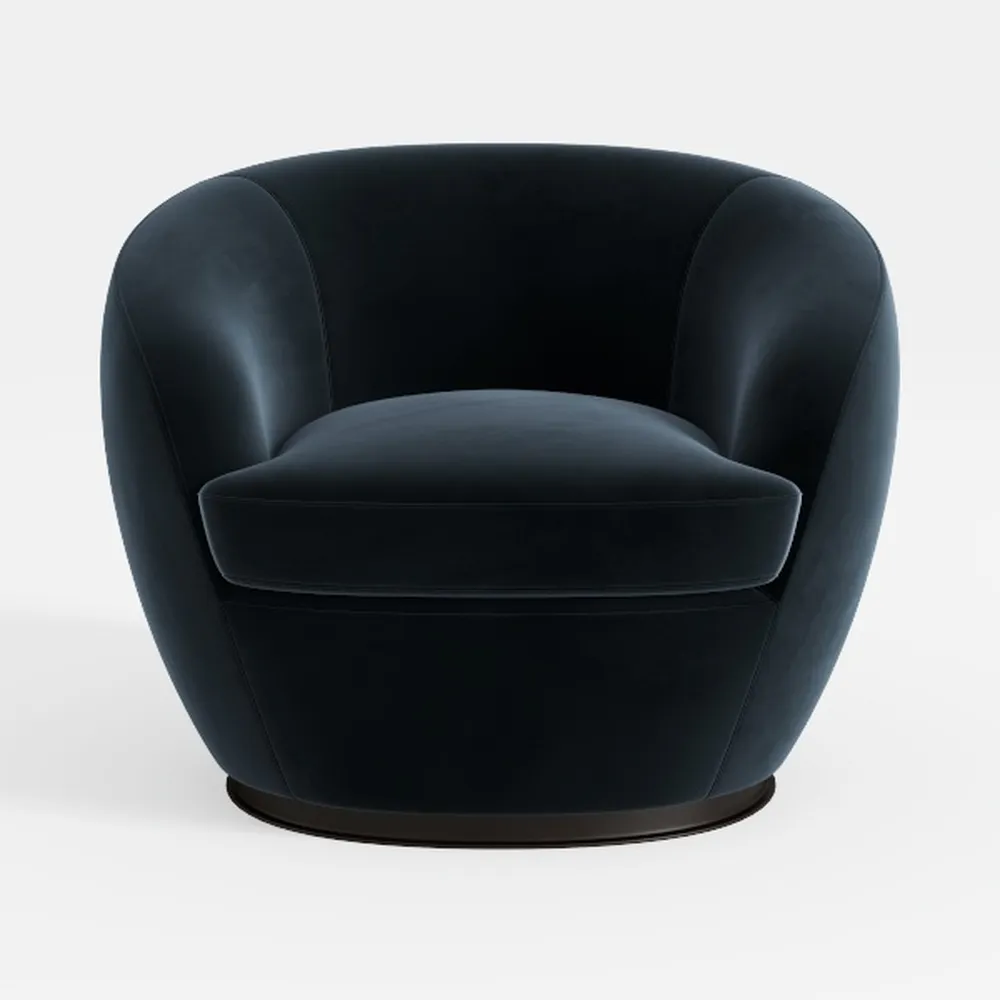 Yaheetech Velvet Club Chair, Modern Tufted Accent