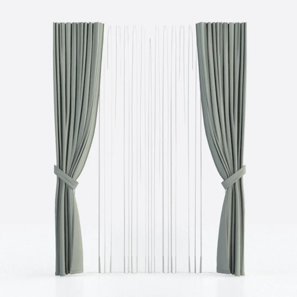 JIUZHEN Blackout Doorway Curtains 80 inch Length