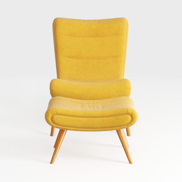 NORDICANA Navy Blue Velvet Dinner Chairs Set of 6