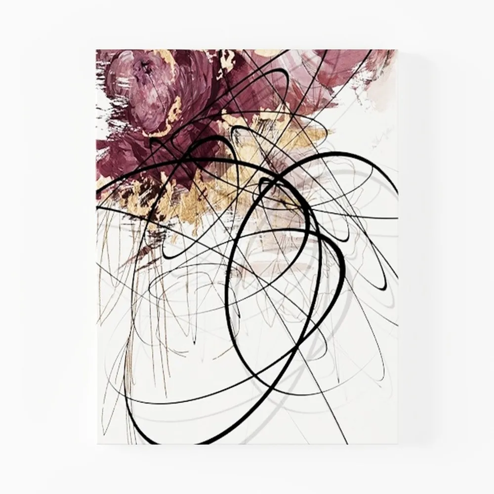 Stupell Industries Minimalist Translucent Flowers