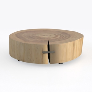 Ø40 H10 NATURAL SLICE SMALL TABLE 