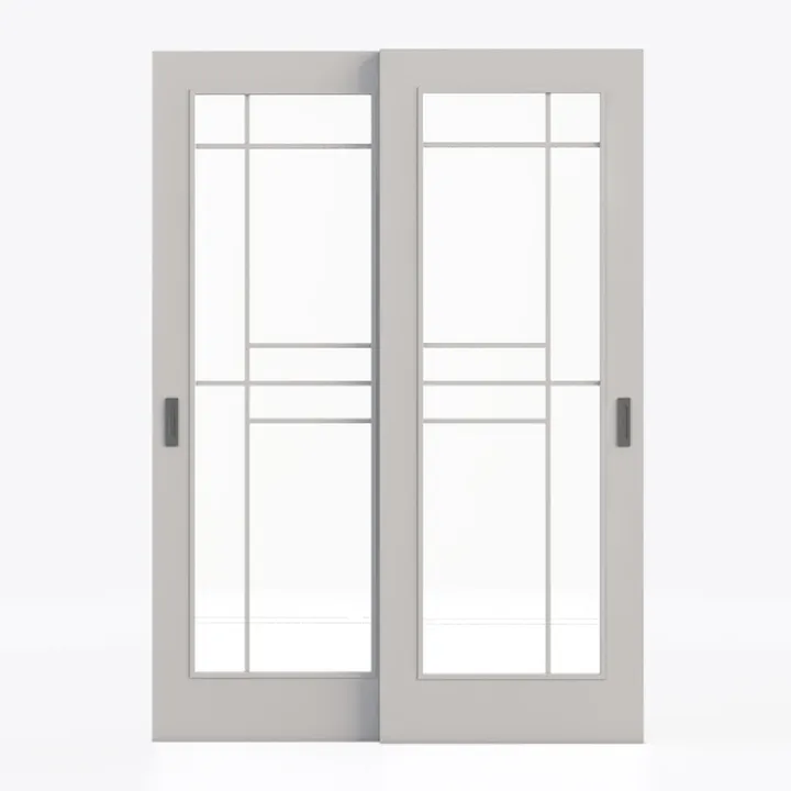 30"x80" French Pivot Door, High-Definition Mirror