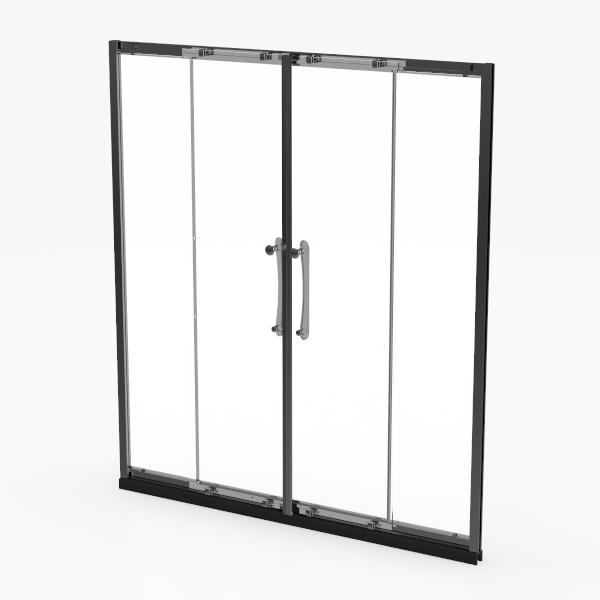 44"-48" W x70 H Triple Sliding Shower Door, Glass