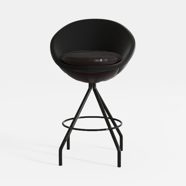 Adjustable Rolling Stool with Back - 300LBS Weight