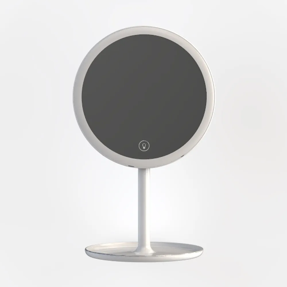 Detachable 3 Modes Makeup Mirror With Light LED Daylight Vanity Mirror Storage Base Mirror With Light Gift USB Rechargable