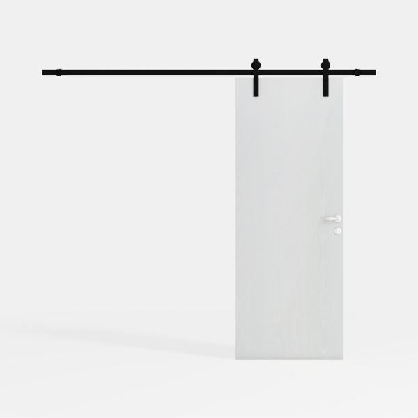 S&Z TOPHAND® 36in x 84in MDF Barn Door with 6.6FT