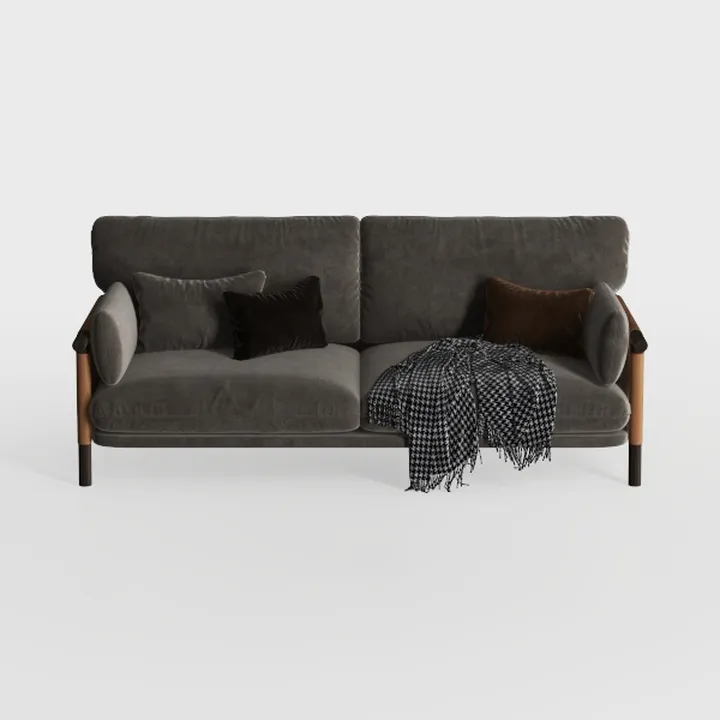 MUUEGM Futon Sofa Bed Memory Foam Small Office Cou