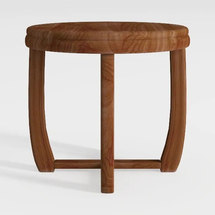 Merax 18" Outdoor Acacia Wood Accent End Side
