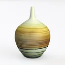 Modern European Style Ceramic Vase Left 45 Degree View