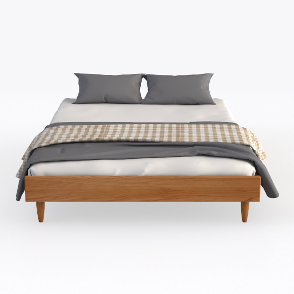 ZINUS Julia Wood Platform Bed Frame, Solid Wood Fo