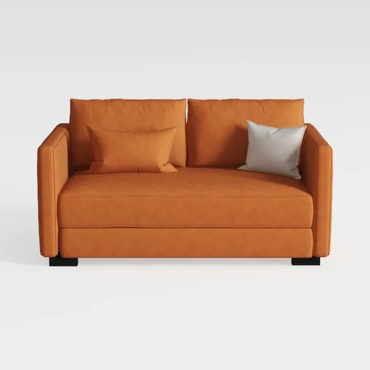 90” L Shaped Convertible Sleeper Sofa Bed, Pull