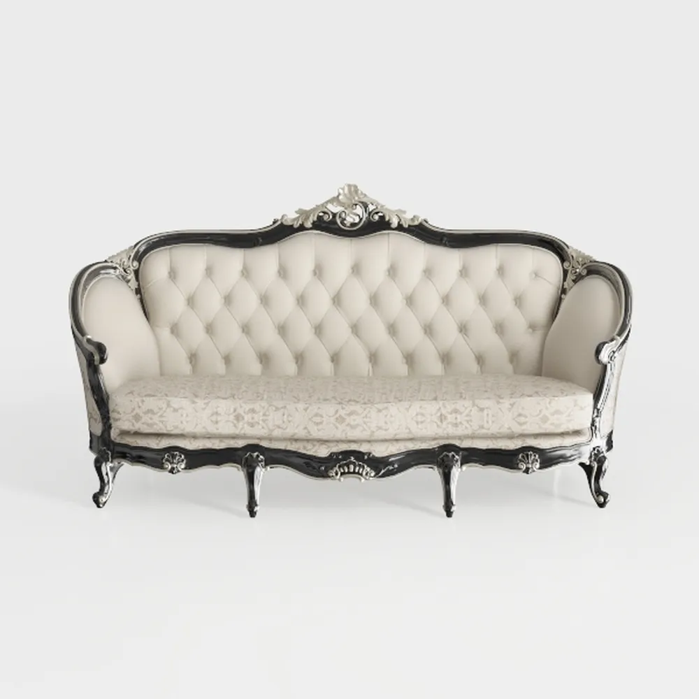 Luxury Victorian Couch - Floral Couch with Crystal