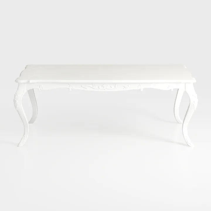 Henf Luxury Marble Dining Table Rectangular 70" Fa