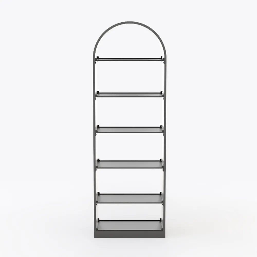 IDEALHOUSE Bookshelf 5 Tier Bookcase Arched