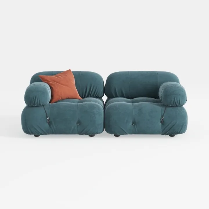 117.3” Modular Sectional Sofa, Corduroy Boneless