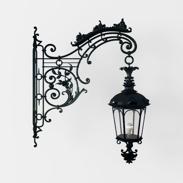 wall lamp-Baroque Splendor
