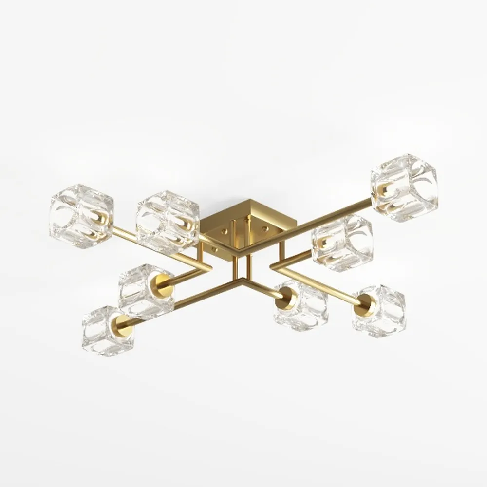 Kichler Remy 52608CPZ Flush Mount 8-Light LED 41˝ 